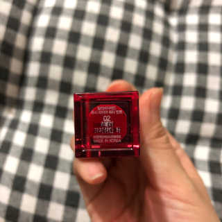 릴리바이레드 쥬시라이어 워터틴트 02 체리 크러쉬인 척 — 4점을 준 리뷰어가 2020년 3월 올린 사용 사진