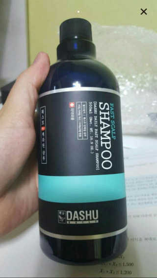다슈코리아 다슈 데일리 패스트 한방 두피 샴푸 500ml — 5점을 준 리뷰어가 2017년 4월 올린 사용 사진