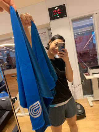 쿨코어 쿨링타월 — 5점을 준 리뷰어가 2019년 7월 올린 사용 사진