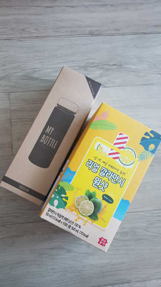 장수농가 리얼깔라만시 원샷 50ml 10팩+보틀 — 5점을 준 리뷰어가 2019년 5월 올린 사용 사진
