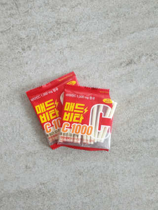 매드비타C 1000 — 5점을 준 리뷰어가 2019년 4월 올린 사용 사진