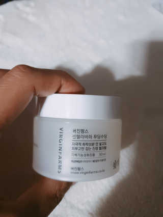 여름엔 이거 없으면 안돼 [버진팜스 푸딩수딩 크림] — 3점을 준 리뷰어가 2019년 12월 올린 사용 사진