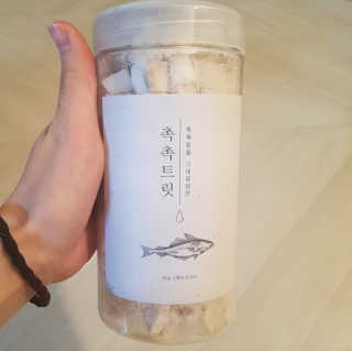 펫프렌즈 [면역력강화]첨가 북어 100퍼센트 촉촉트릿 북어 80g — 5점을 준 리뷰어가 2020년 1월 올린 사용 사진