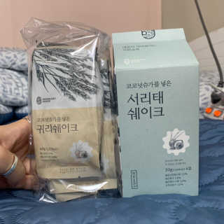 [착한습관]건강한 한끼, 귀리 쉐이크와 서리태 쉐이크 — 4.5점을 준 리뷰어가 2019년 8월 올린 사용 사진