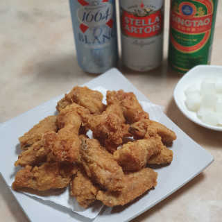 [치킨마루]-  빠사칸윙봉현미 + 콜라 500ml — 4점을 준 리뷰어가 2019년 7월 올린 사용 사진