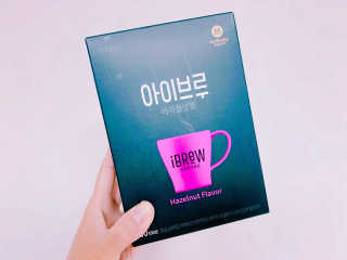 한국맥널티 아이브루 헤이즐넛향 100T — 4.5점을 준 리뷰어가 2019년 11월 올린 사용 사진
