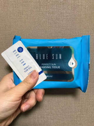 블루마인드 블루선 퍼펙트 선크림 [마일드] — 5점을 준 리뷰어가 2018년 7월 올린 사용 사진