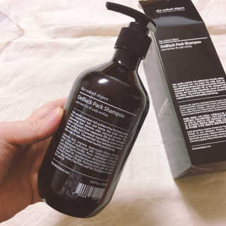the naked object [탈모볼륨샴푸] 디블랙 팩 샴푸 — 3.5점을 준 리뷰어가 2020년 2월 올린 사용 사진