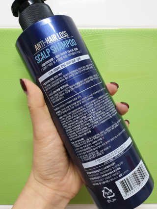 다슈코리아 다슈 데일리 단백질 한방 두피 골드 샴푸 500ml — 5점을 준 리뷰어가 2020년 1월 올린 사용 사진