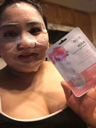 SNP Supercharged Mask_Rose Centifoli Flower — 5점을 준 리뷰어가 2019년 1월 올린 사용 사진