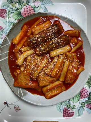 화곡미담 옛날 떡볶이 — 5점을 준 리뷰어가 2020년 3월 올린 사용 사진