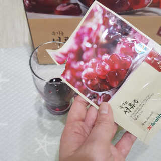 [하이헬스] 정말 진하고 맛있는 유기농 석류즙 30포 — 5점을 준 리뷰어가 2019년 11월 올린 사용 사진