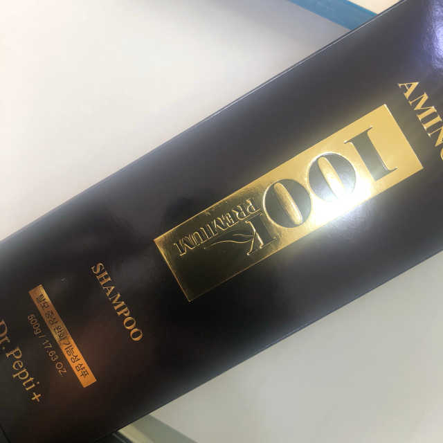 아미노 100K 프리미엄 샴푸 500g 리뷰 사진