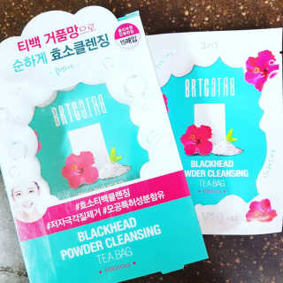 비알티씨 V10 파우더 클렌징 티백 2종 — 4점을 준 리뷰어가 2019년 2월 올린 사용 사진