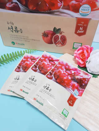 [하이헬스] 정말 진하고 맛있는 유기농 석류즙 30포 — 5점을 준 리뷰어가 2019년 11월 올린 사용 사진