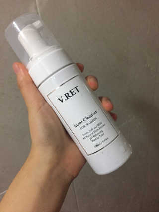V.RET 브이렛 여성청결제 — 3.5점을 준 리뷰어가 2018년 9월 올린 사용 사진