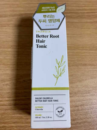 달리프 클로렐라 베러 루트 헤어토닉 100ml — 5점을 준 리뷰어가 2020년 1월 올린 사용 사진