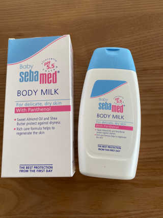 세바메드 베이비 바디밀크 200ml — 4점을 준 리뷰어가 2019년 12월 올린 사용 사진