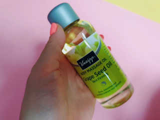 [크나이프] 그레이프씨드 슬리밍 마사지오일 100ml — 5점을 준 리뷰어가 2019년 8월 올린 사용 사진