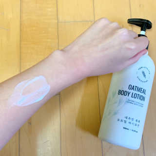(주)에네스티 내추럴 촉촉  오트밀 바디로션 500ml — 4점을 준 리뷰어가 2019년 12월 올린 사용 사진