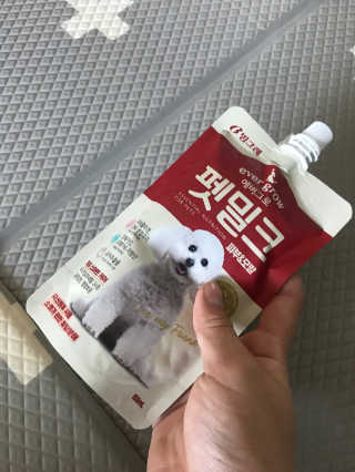 [빙그레] 에버그로 생유산균 1봉（10포입）+펫밀크2팩 — 5점을 준 리뷰어가 2019년 5월 올린 사용 사진