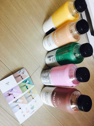인테이크 밀스 3.0 Trial Kit(보틀형 5종) — 4점을 준 리뷰어가 2017년 4월 올린 사용 사진