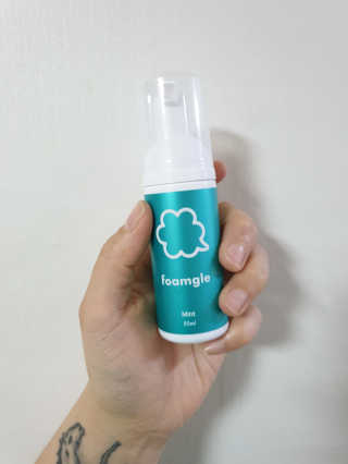 폼글 I foamgle [폼글] 거품가글 50ml 3종 - 민트, 라벤더, 라즈베리 — 5점을 준 리뷰어가 2019년 12월 올린 사용 사진