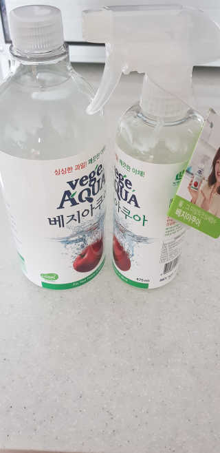 베지아쿠아 475ml + 리필 1000ml 1Set — 5점을 준 리뷰어가 2019년 8월 올린 사용 사진