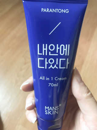 맨즈스킨 파란통 내안에다있다 — 4.67점을 준 리뷰어가 2017년 10월 올린 사용 사진