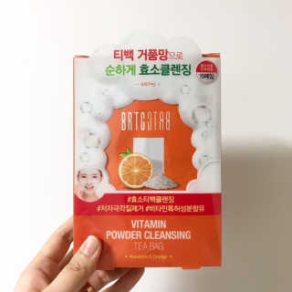비알티씨 V10 파우더 클렌징 티백 2종 — 4점을 준 리뷰어가 2019년 2월 올린 사용 사진