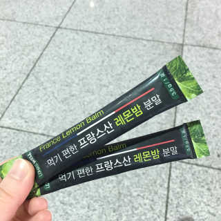 로하스웰 프랑스산 레몬밤 분말 — 4.67점을 준 리뷰어가 2018년 6월 올린 사용 사진