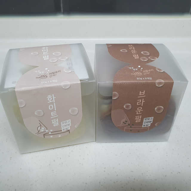 네이쳐티 화이트펄 브라운펄 60g x 6개입 2종 리뷰 사진