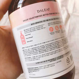 달리프 갈락토미세스 베러 퍼퓸 바디워시 로즈머스크 — 5점을 준 리뷰어가 2019년 10월 올린 사용 사진