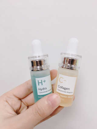 클리앳 x 클리앳 콜라겐+하이드라 컨센트레이트앰플 각 12ml — 5점을 준 리뷰어가 2018년 3월 올린 사용 사진