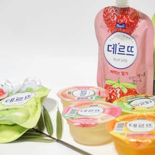 데르뜨 떠먹는 과일 3종, 짜먹는 과일 2종 총 10개 체험 — 5점을 준 리뷰어가 2020년 3월 올린 사용 사진