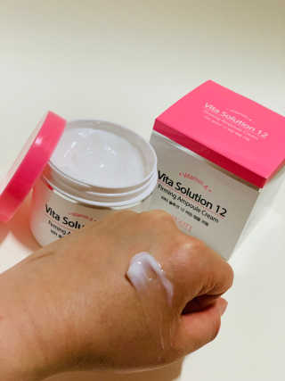 지고트 비타솔루션12 퍼밍 앰플 크림 100ml — 4점을 준 리뷰어가 2019년 6월 올린 사용 사진