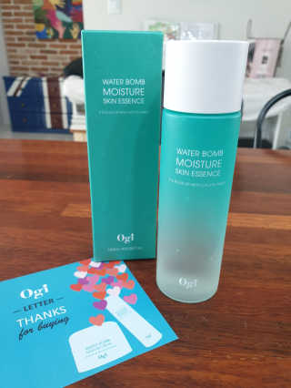 오지아이 워터 밤 모이스처 스킨 에센스 180ml — 5점을 준 리뷰어가 2020년 1월 올린 사용 사진