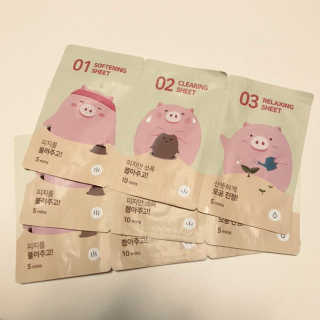 미팩토리 3단 돼지코팩 3매입 X 2 — 5점을 준 리뷰어가 2018년 3월 올린 사용 사진
