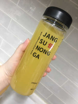 장수농가 리얼깔라만시 원샷 50ml 10팩+보틀 — 4.5점을 준 리뷰어가 2019년 5월 올린 사용 사진