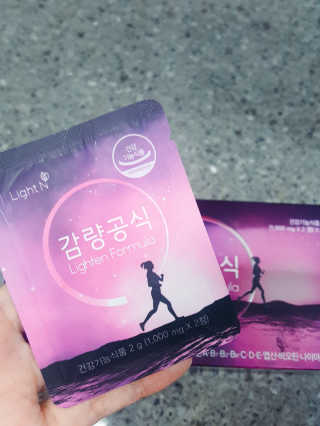 [감량공식] 다이어트 건강기능식품 — 5점을 준 리뷰어가 2019년 12월 올린 사용 사진