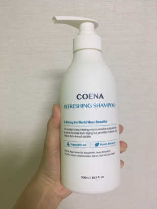 코에나샴푸 500ml — 4점을 준 리뷰어가 2019년 7월 올린 사용 사진