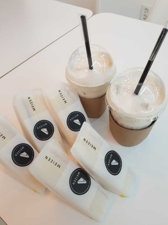 [대만샌드위치메이젠_청라점]샌드위치5개+음료2잔 리뷰 사진