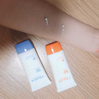 [후르디아] 혼합자차 선 에센스+톤업 선크림 2종 — 4.5점을 준 리뷰어가 2019년 5월 올린 사용 사진
