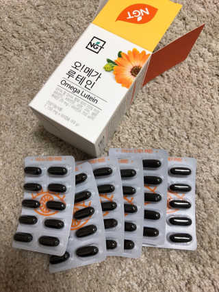 네츄럴굿띵스 오!메가루테인 60일분 — 5점을 준 리뷰어가 2019년 9월 올린 사용 사진