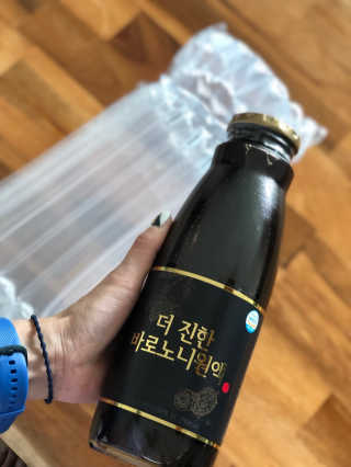바로푸드 캄보디아노니 8640시간 숙성 더 진한 바로 노니원액 — 4.5점을 준 리뷰어가 2019년 4월 올린 사용 사진