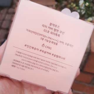 [블랙루즈] 피치 커버 벨벳 쿠션 2종 중 택1 — 4점을 준 리뷰어가 2019년 10월 올린 사용 사진