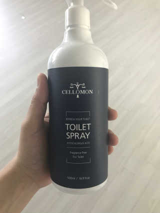 셀로몬 토일렛 스프레이 500ml — 3.83점을 준 리뷰어가 2018년 5월 올린 사용 사진
