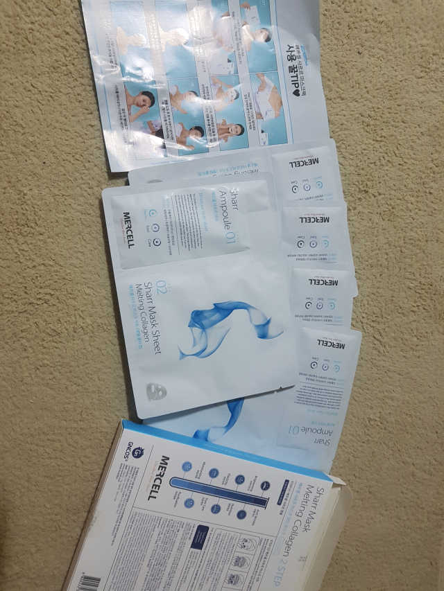 메르셀 샤르르 마스크 멜팅 콜라겐 리뷰 사진