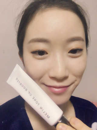 그레이멜린 멜린 톤업 부스터 — 3.5점을 준 리뷰어가 2017년 5월 올린 사용 사진