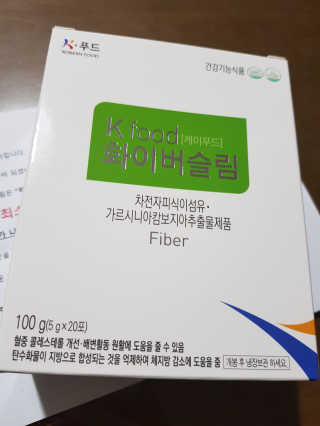 두루원 똥기사의 Kfood 화이버슬림 — 4점을 준 리뷰어가 2018년 7월 올린 사용 사진